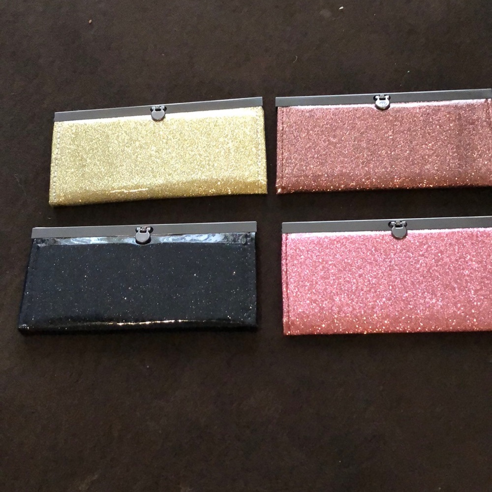Buy 2 get 1 free Glitter wallets